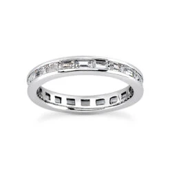 Thin Platinum Diamond Eternity Ring 1.60ct
