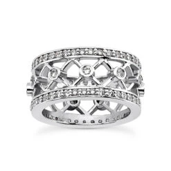 Platinum Diamond Eternity Ring 1ct