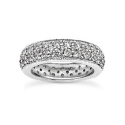 Platinum Diamond Eternity Ring 2.64ct
