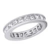 Platinum Princess Cut Diamond Eternity Ring 3.74ct -Its Hot Jewelry Shop platinum diamond eternity ring 374ct p 30419 wh