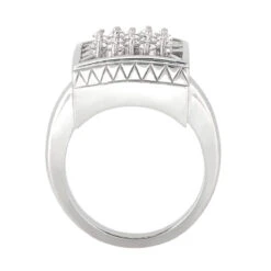 Platinum Diamond Right Hand Ring 1.19ct -Its Hot Jewelry Shop platinum diamond right hand ring 119ct p 31414 additional white