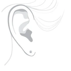 Platinum Diamond Stud Earrings With Round Diamonds 0.50ct -Its Hot Jewelry Shop platinum diamond stud earrings with round diamonds 050ct bod