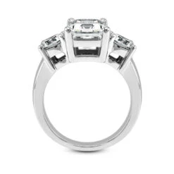 Thin Platinum Diamond Three Stones Engagement Ring 0.70ct 2.5mm -Its Hot Jewelry Shop platinum diamond three stones engagement ring 070ct p 33008 additional white