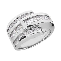 Platinum Ladies Diamond Ring 1.53ct