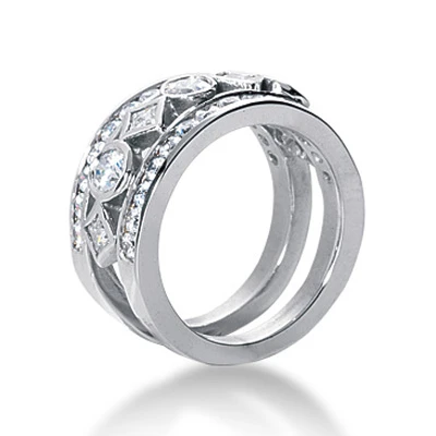 Platinum Ladies Diamond Ring 1.69ct 4 Platinum Ladies Diamond Ring 1.69ct - Image 2