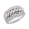 Platinum Ladies Diamond Ring 1.88ct 12.9mm