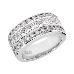 Platinum Ladies Diamond Ring 2.82ct