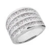 Platinum Ladies Diamond Ring 3.16ct