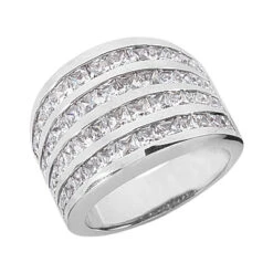 Platinum Ladies Diamond Ring 3.16ct