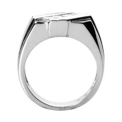 Platinum Men's Diamond Ring 0.51ct -Its Hot Jewelry Shop platinum mens diamond ring 051ct p 31640 back white 20220426