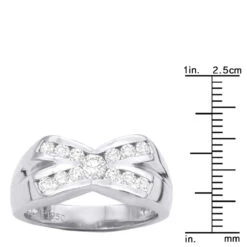 Platinum Men's Diamond Ring 1.21ct -Its Hot Jewelry Shop platinum mens diamond ring 121ct p 31925 rulerwh