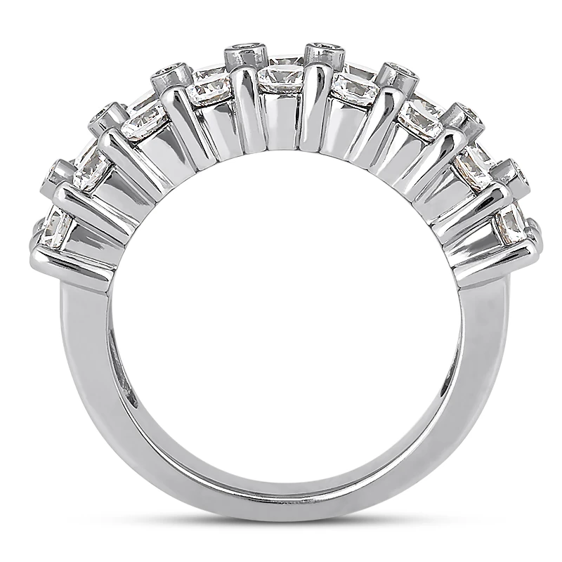 Platinum Men's Diamond Ring 3.68ct 5 Platinum Men's Diamond Ring 3.68ct - Image 3
