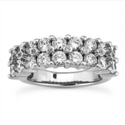 Platinum Men's Diamond Ring 4.66ct