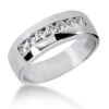 Platinum Men's Diamond Wedding Band 0.63ct 7.4mm 1 Platinum Men's Diamond Wedding Band 0.63ct 7.4mm -Its Hot Jewelry Shop platinum mens diamond wedding band 063ct p 30824