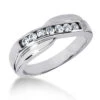 Designer Platinum Men's Diamond Wedding Ring With 7 Diamonds 0.35ct -Its Hot Jewelry Shop platinum mens diamond wedding ring 035ct p 30712