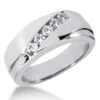 Platinum Men's Diamond Wedding Ring 0.50ct 6mm 2 Platinum Men's Diamond Wedding Ring 0.50ct 6mm -Its Hot Jewelry Shop platinum mens diamond wedding ring 050ct p 31132