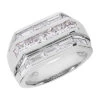 Platinum Men's Princess & Baguette Diamonds Ring 2.76ct -Its Hot Jewelry Shop platinum mens princess baguette diamonds ring 276ct p 31672 white 20220426
