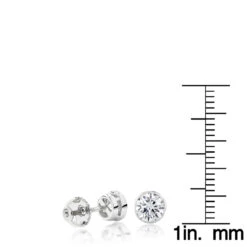Platinum Round Diamond Bezel Stud Earrings 1.50ct 9 Platinum Round Diamond Bezel Stud Earrings 1.50ct -Its Hot Jewelry Shop platinum round diamond bezel stud earrings 150ct ruler