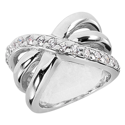Platinum Round Diamond Ladies Ring 0.60ct 14.9mm 3 Platinum Round Diamond Ladies Ring 0.60ct 14.9mm