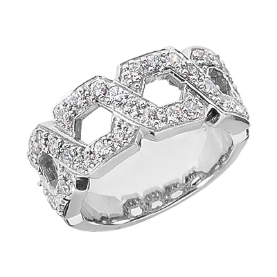 Platinum Round Diamond Ladies Ring 0.64ct 8.9mm 3 Platinum Round Diamond Ladies Ring 0.64ct 8.9mm