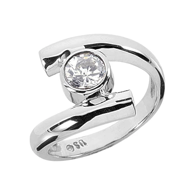 Platinum Round Diamond Ladies Ring 0.75ct 14.9mm 3 Platinum Round Diamond Ladies Ring 0.75ct 14.9mm