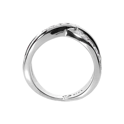 Platinum Round Diamond Ladies Ring 0.98ct 4 Platinum Round Diamond Ladies Ring 0.98ct - Image 2