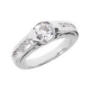 Platinum Round Diamond Ladies Ring 1.22ct 4.5mm -Its Hot Jewelry Shop platinum round diamond ladies ring 122ct p 32975 white 20220420 20220426