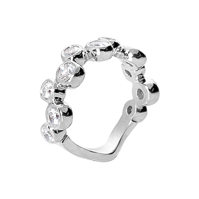 Platinum Round Diamond Ladies Ring 1.35ct 7.4mm 4 Platinum Round Diamond Ladies Ring 1.35ct 7.4mm - Image 2