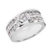 Platinum Round Diamond Ladies Ring 1.50ct 8.2mm