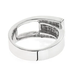 Platinum Round Diamond Right Hand Ladies Ring 0.50ct -Its Hot Jewelry Shop platinum round diamond right hand ladies ring 050ct p 31628back