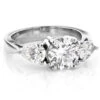 Platinum Three Stone Round And Pear Diamond Engagement Ring 3ct G/VS GIA 2 Platinum Three Stone Round And Pear Diamond Engagement Ring 3ct G/VS GIA -Its Hot Jewelry Shop platinum three stone round and pear diamond engagement ring 3ct mainwh