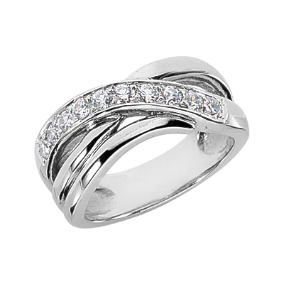 Platinum Women's Diamond Ring 0.40ct 3 Platinum Women's Diamond Ring 0.40ct
