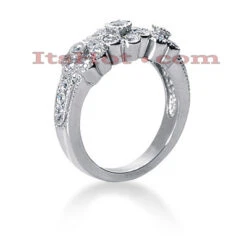Platinum Women's Diamond Ring 0.56ct -Its Hot Jewelry Shop platinum womens diamond ring 056ct p 32701back