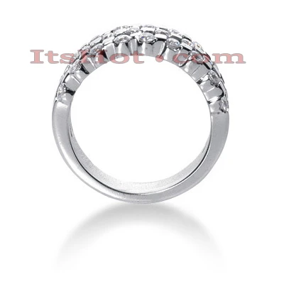 Platinum Women's Diamond Ring 0.81ct 4 Platinum Women's Diamond Ring 0.81ct - Image 2