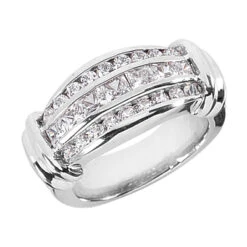 Platinum Women's Diamond Ring 1.53ct