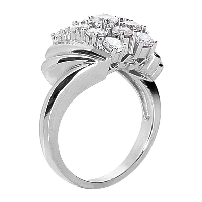 Platinum Women's Diamond Ring 2.05ct 4 Platinum Women's Diamond Ring 2.05ct - Image 2