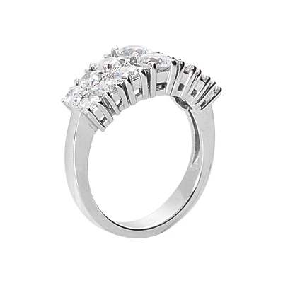 Platinum Women's Diamond Ring 2ct 9.6mm 4 Platinum Women's Diamond Ring 2ct 9.6mm - Image 2