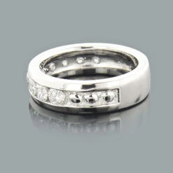 Platinum Women's Diamond Wedding Ring 1.35ct 7 Platinum Women's Diamond Wedding Ring 1.35ct -Its Hot Jewelry Shop platinum womens diamond wedding ring 135ct p 30882back