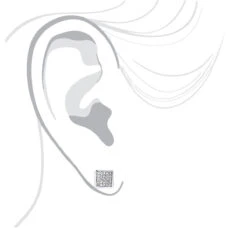 Princess Cut Diamond Earrings 0.5ct 14K White Gold -Its Hot Jewelry Shop princess cut diamond earrings 053ct 14k p 44758 bodwh