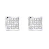 Princess Cut Diamond Earrings 0.5ct 14K White Gold 2 Princess Cut Diamond Earrings 0.5ct 14K White Gold -Its Hot Jewelry Shop princess cut diamond earrings 053ct 14k p 44758 wh