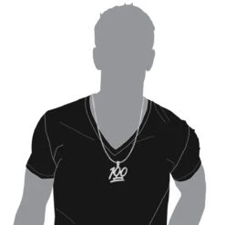 10K White Gold 100% Emoji Large Diamond Pendant For Men 1.75ct By Luxurman -Its Hot Jewelry Shop real 10k gold 100 large diamond pendant for men 175ct by luxurman bodwh