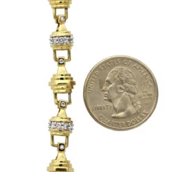 14K Yellow Gold Men's Diamond Chain Necklace 6.81ct 30 Inches 12 14K Yellow Gold Men's Diamond Chain Necklace 6.81ct 30 Inches -Its Hot Jewelry Shop real 14k gold mens diamond chain necklace 16 81ct 30 inches backye