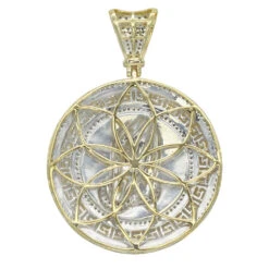 14K Yellow Gold Praying Hands With Rosary Diamond Pendant Medallion 1ct -Its Hot Jewelry Shop real 14k gold praying hands with rosary diamond pendant medallion 1ct backye