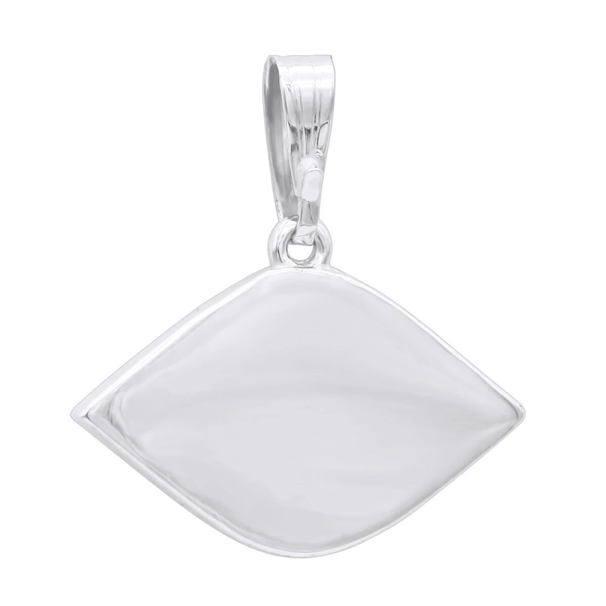 14K Yellow Gold White Black Diamond & Sapphire Evil Eye Pendant Enamel Charm 6 14K Yellow Gold White Black Diamond & Sapphire Evil Eye Pendant Enamel Charm - Image 4