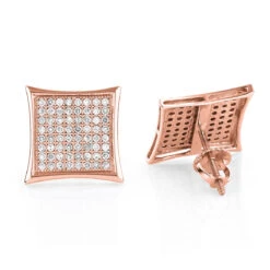 Real Diamond Earrings 10K White Gold Round Diamond Earrings 0.52ct -Its Hot Jewelry Shop real diamond earrings 10k round diamond earrings 052ct p 6889 ro