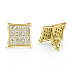 Real Diamond Earrings 10K White Gold Round Diamond Earrings 0.52ct -Its Hot Jewelry Shop real diamond earrings 10k round diamond earrings 052ct p 6889 ye