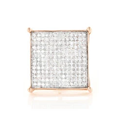 Real Hip Hop 10K Yellow Gold Men's Diamond Oversized Stud Earring 0.6ct 9 Real Hip Hop 10K Yellow Gold Men's Diamond Oversized Stud Earring 0.6ct -Its Hot Jewelry Shop real hip hop jewelry10k gold mens diamond oversized stud earring 06ct ro