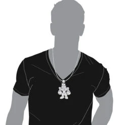 Real Sterling Silver Scrooge McDuck Diamond Pendant Cartoon Character 4.25ct 8 Real Sterling Silver Scrooge McDuck Diamond Pendant Cartoon Character 4.25ct -Its Hot Jewelry Shop real sterling silver scrooge mcduck diamond pendant cartoon character 425ct 720000w body