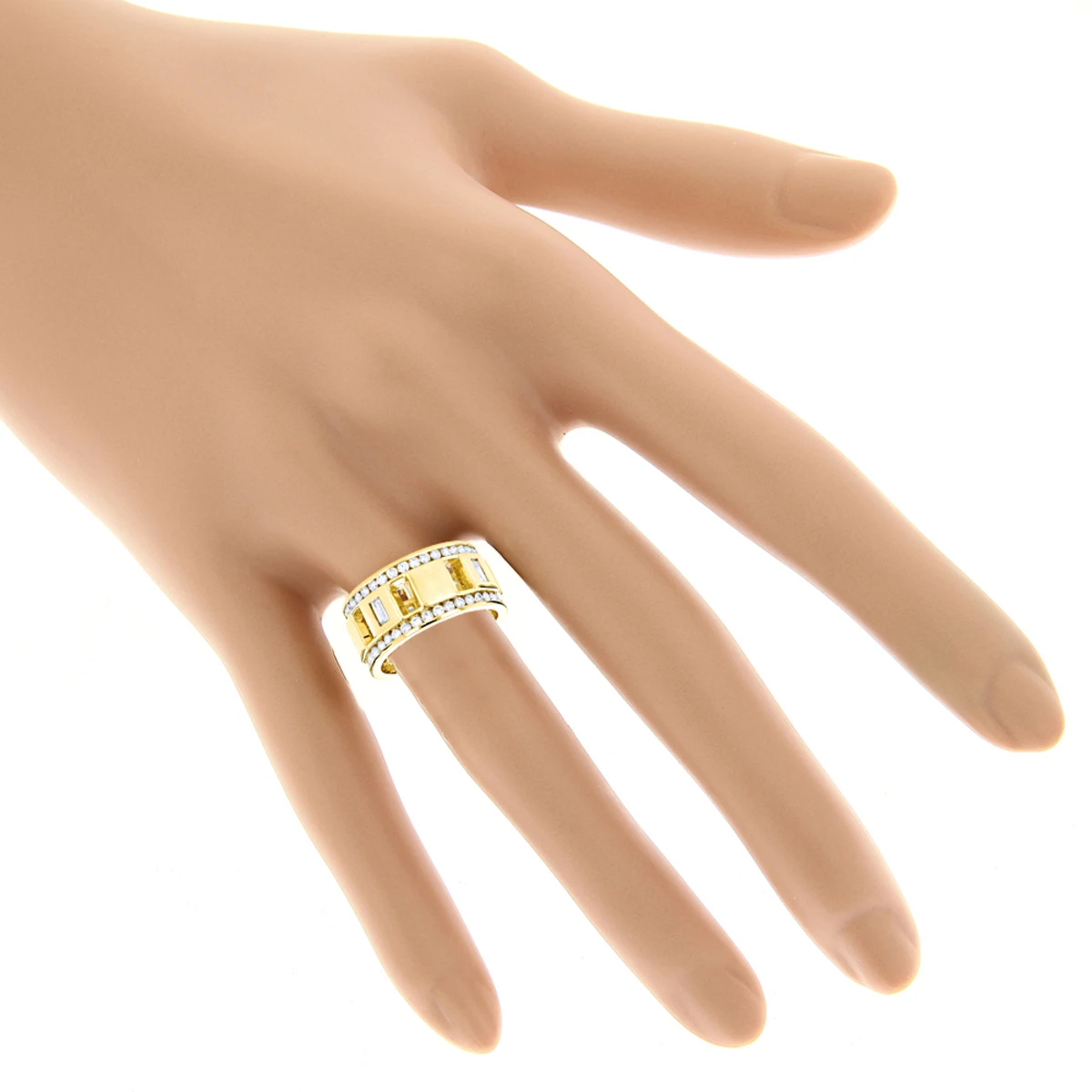 Round And Baguette Diamond Eternity Ring By Luxurman New York 2.65ct 6 Round And Baguette Diamond Eternity Ring By Luxurman New York 2.65ct - Image 4