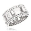 Round And Baguette Diamond Eternity Ring By Luxurman New York 2.65ct 1 Round And Baguette Diamond Eternity Ring By Luxurman New York 2.65ct -Its Hot Jewelry Shop round and baguette diamond eternity ring by luxurman new york 265ct mainwh